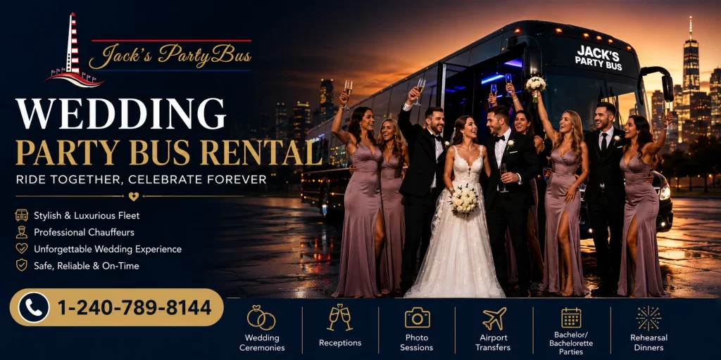 Complete Wedding Party Bus Rental Guide for Couples